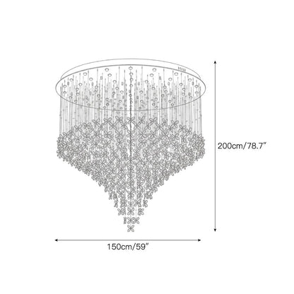Athena Butterfly Crystal Chandelier