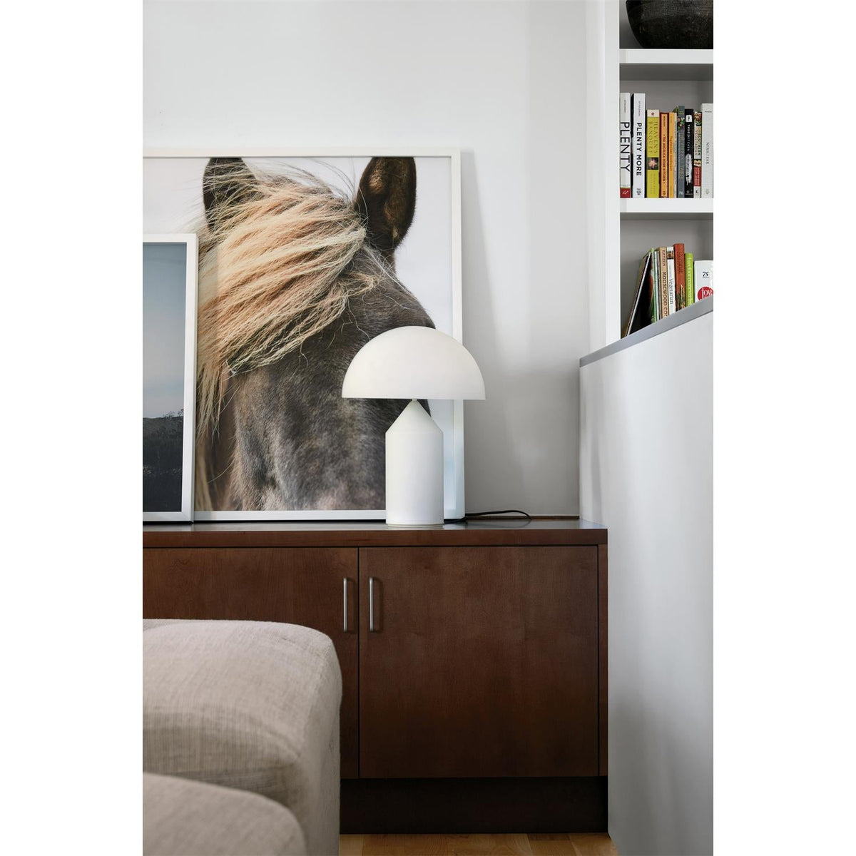 Dome Mushroom Alabaster Table Lamp