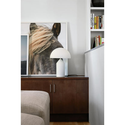 Dome Mushroom Alabaster Table Lamp