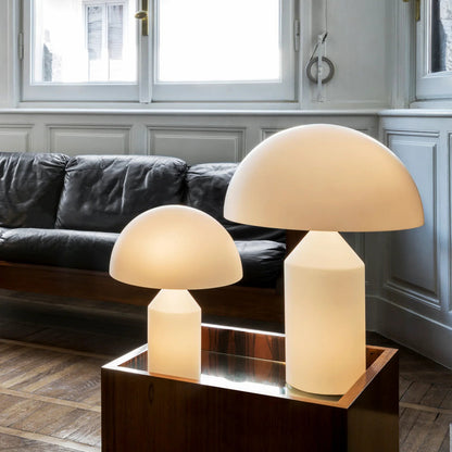 Dome Mushroom Alabaster Table Lamp