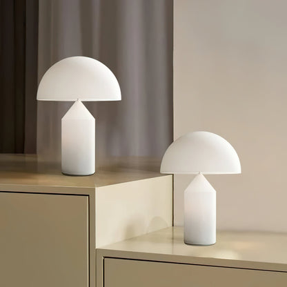 Dome Mushroom Alabaster Table Lamp