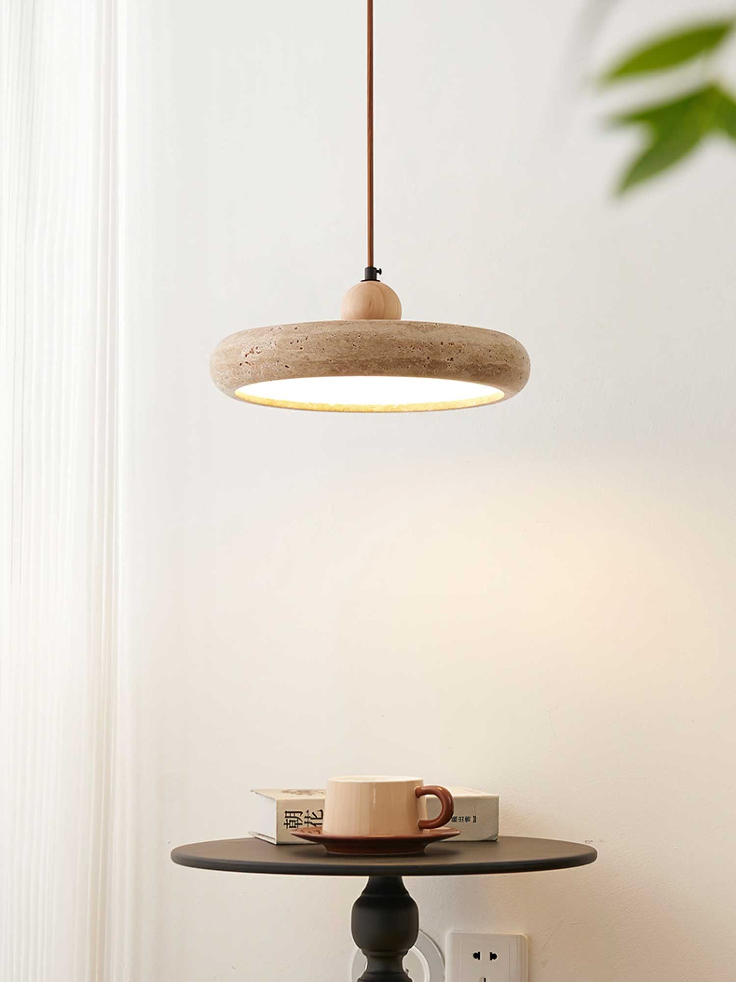 Aurelio Travertine Pendant Light