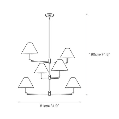 Basden Three Tier Chandelier