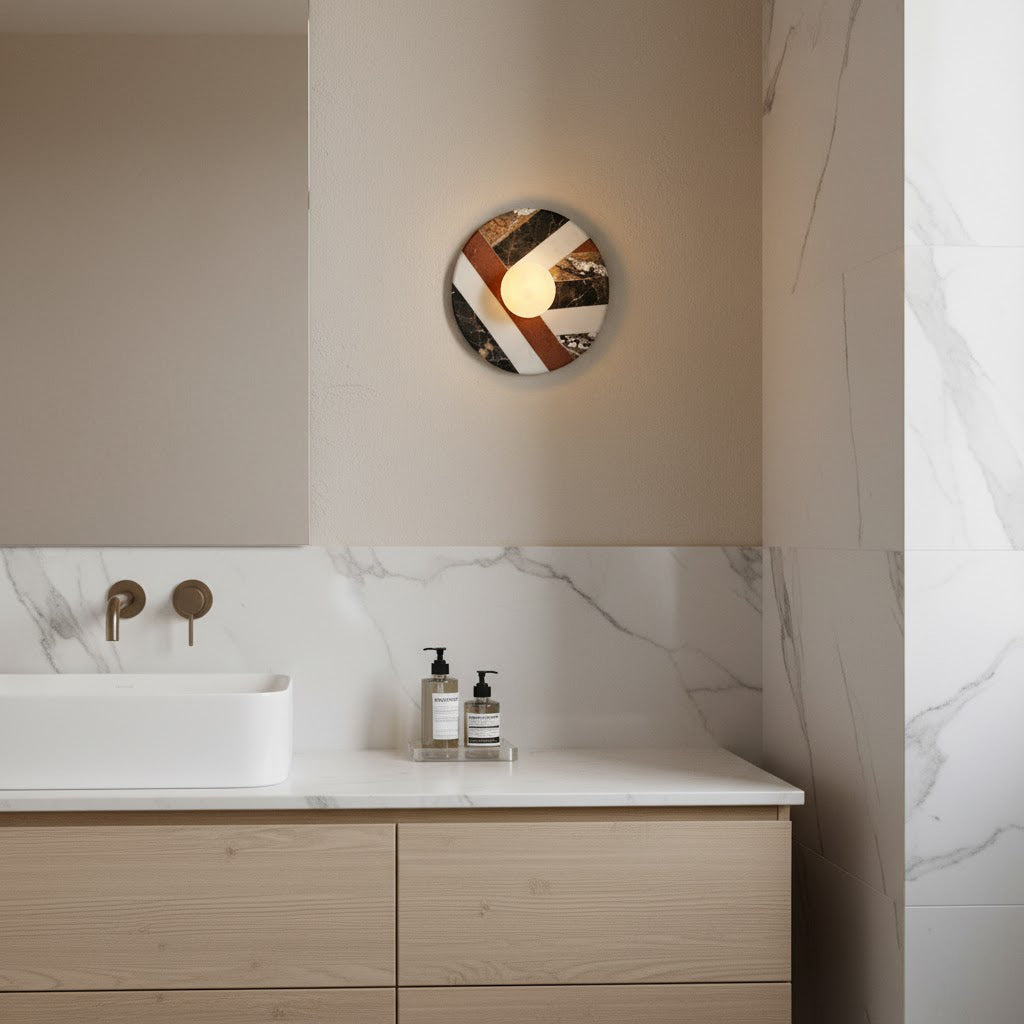 Battuto Marble Wall Lamp