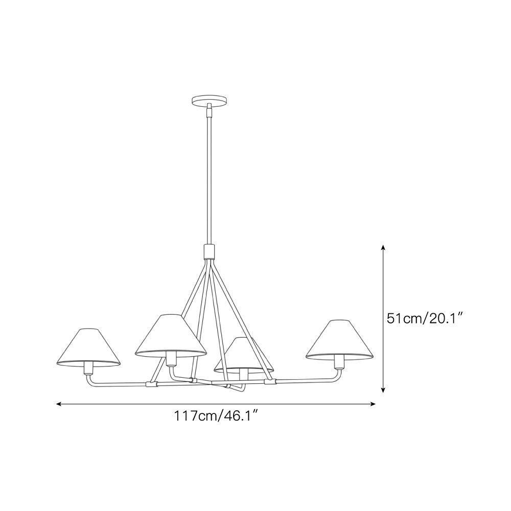 Beatrix Alabaster Chandelier