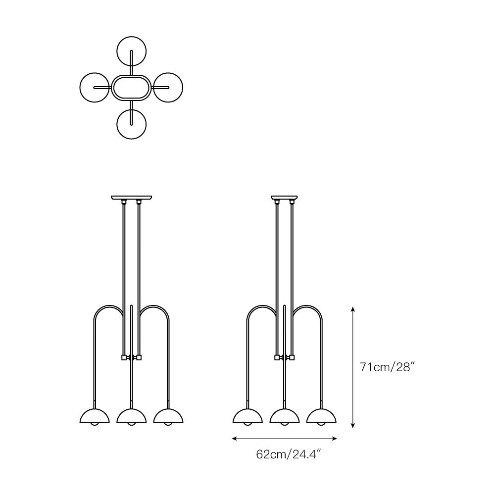 Beaubien Atelier Chandelier