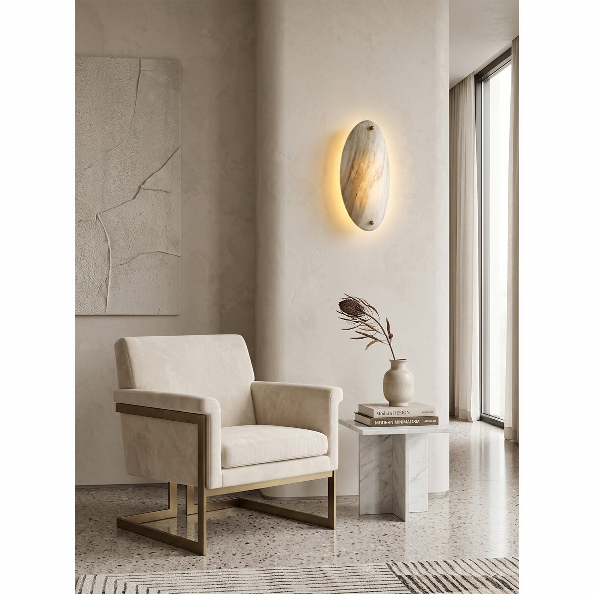 Bekki Marble Wall Lamp