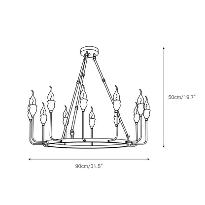 Berlin Candle Chandelier