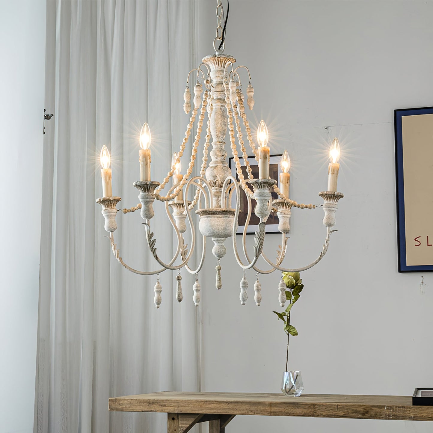 Billiter Wooden Chandelier