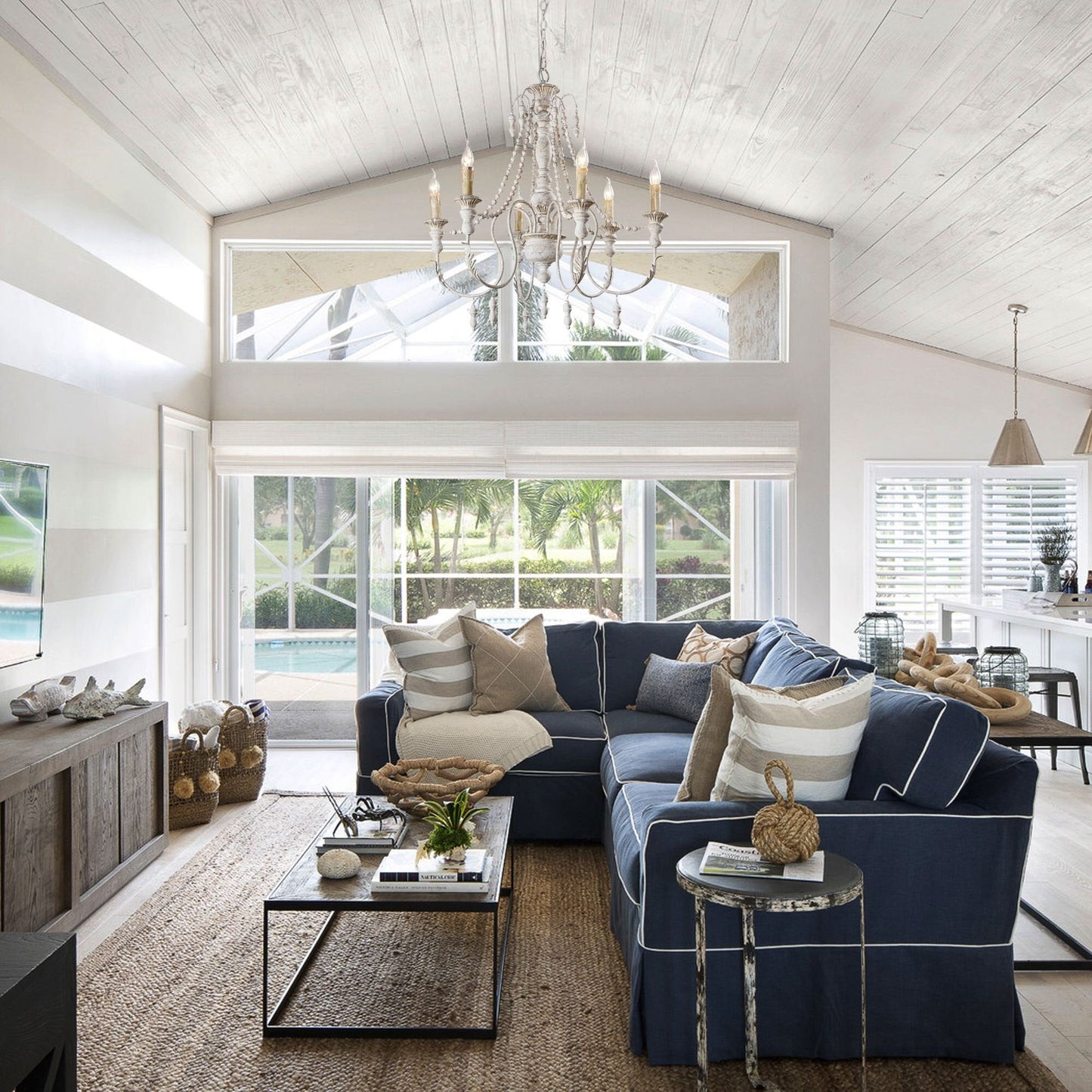 Billiter Wooden Chandelier