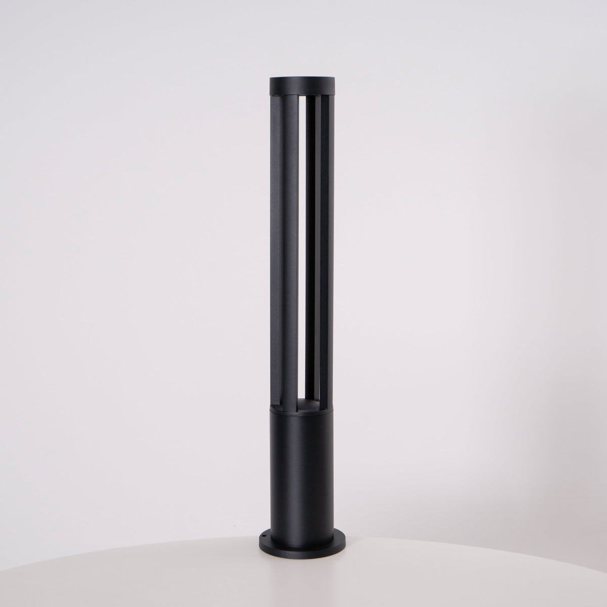 Black Cylindrical Garden Outdoor Light