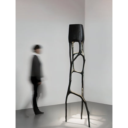Brutalist Tree Sculpture Floor Lamp