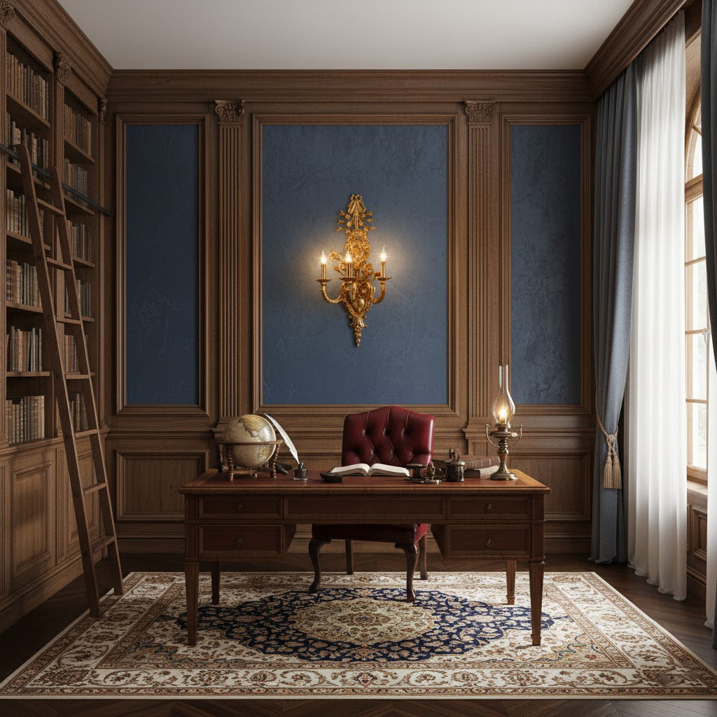 Blanche Brass Wall Lamp