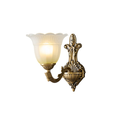 Bloom Flower Brass Sconce