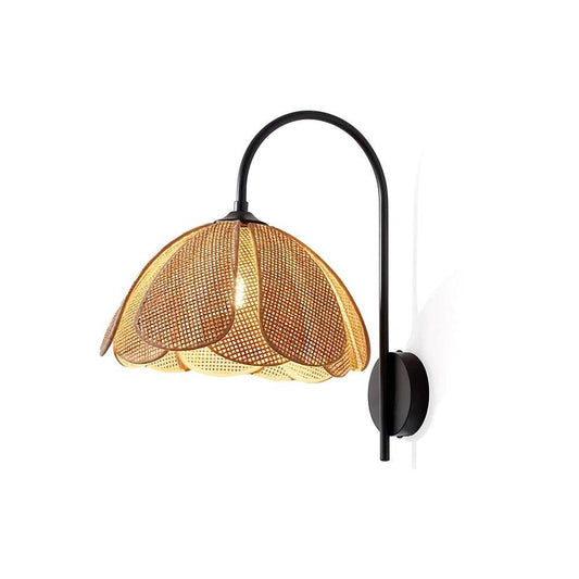 Rattan Wall Lamp 15.7 Inch