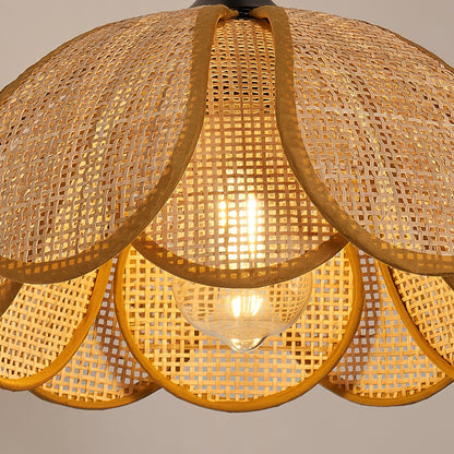 Rattan Wall Lamp 15.7 Inch