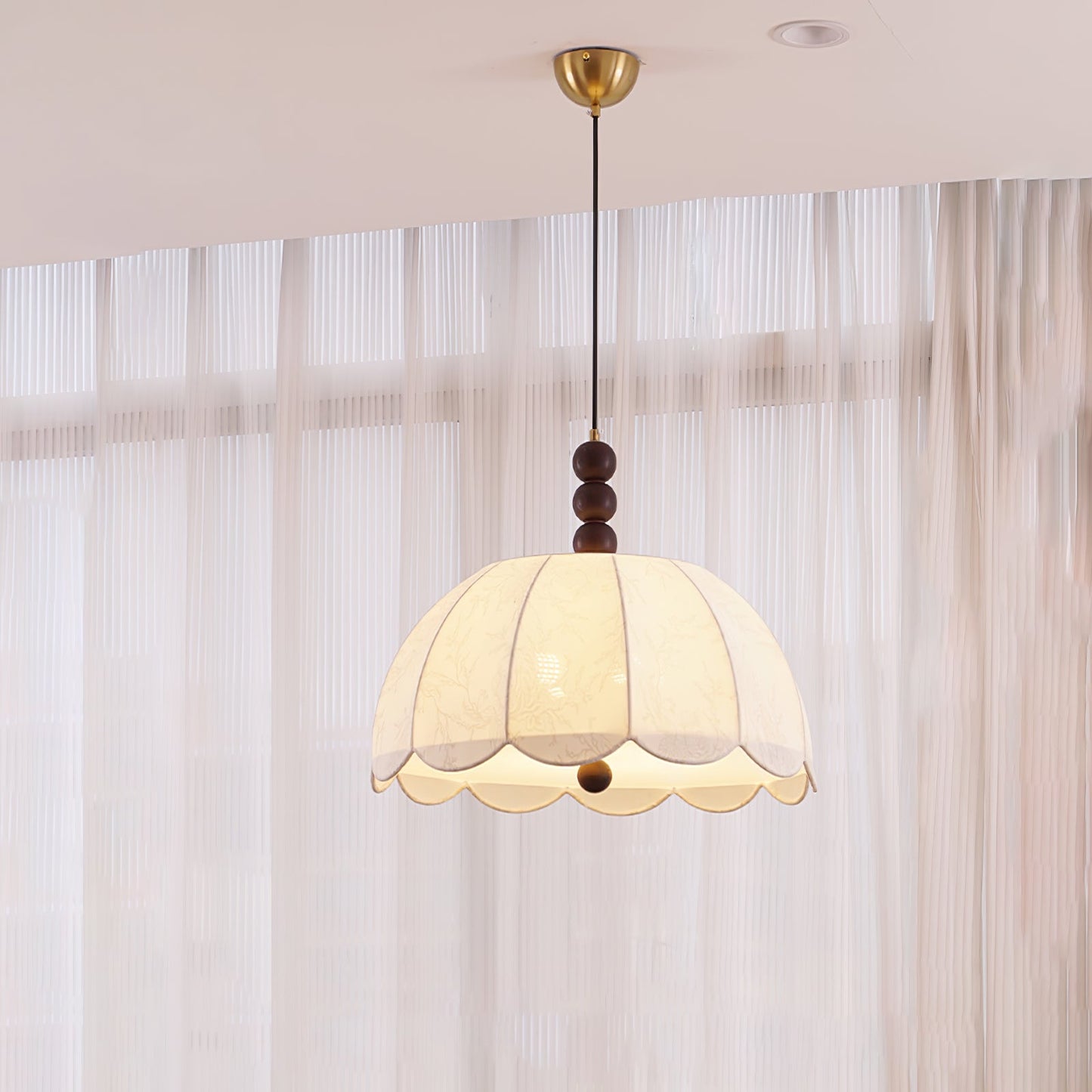 Blossom Fabric Swag Pendant Light