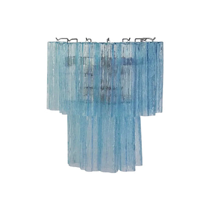 Blue Murano Glass Tube Wall Sconces