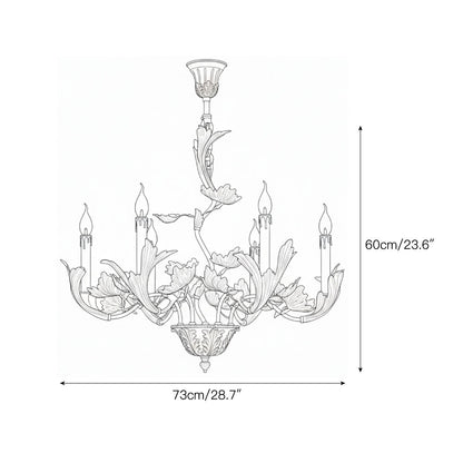 Borgia Brass Chandelier