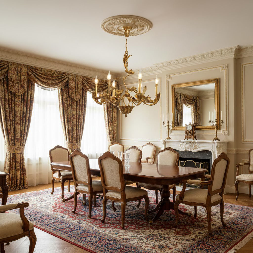 Borgia Brass Chandelier