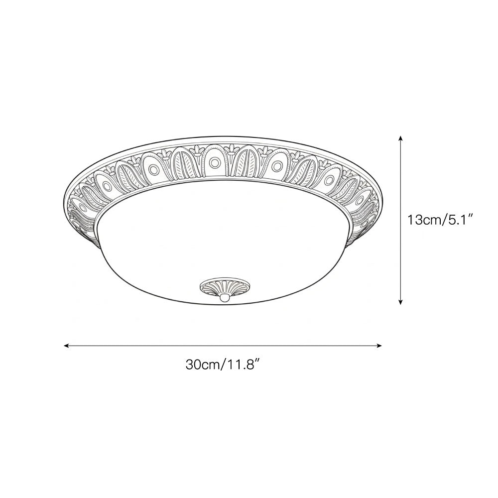 Brahm Flush Ceiling Lamp