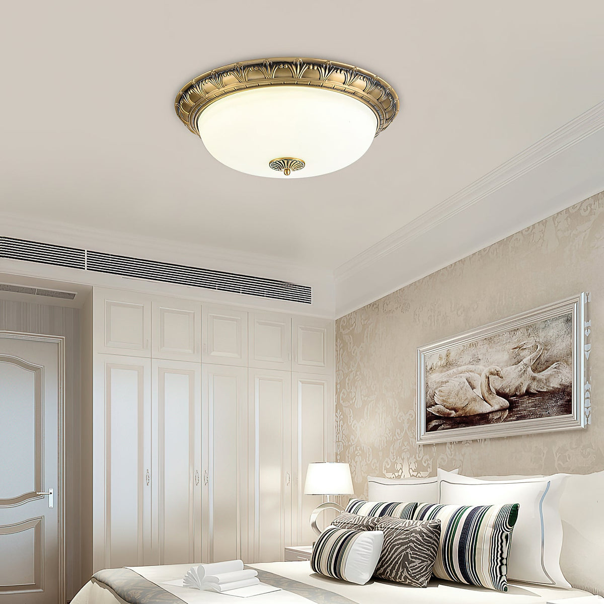 Brahm Flush Ceiling Lamp