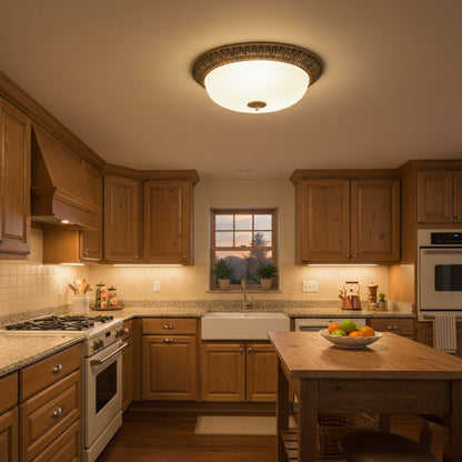 Brahm Flush Ceiling Lamp