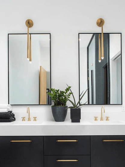 Cone Wall Lamp in Brass