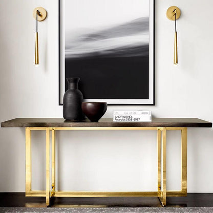 Cone Wall Lamp in Brass