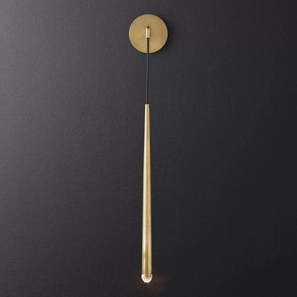 Cone Wall Lamp in Brass