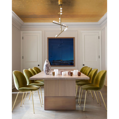 Brass Drop System Chandelier