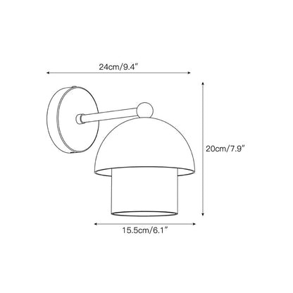 Brielle Dome Wall Sconce