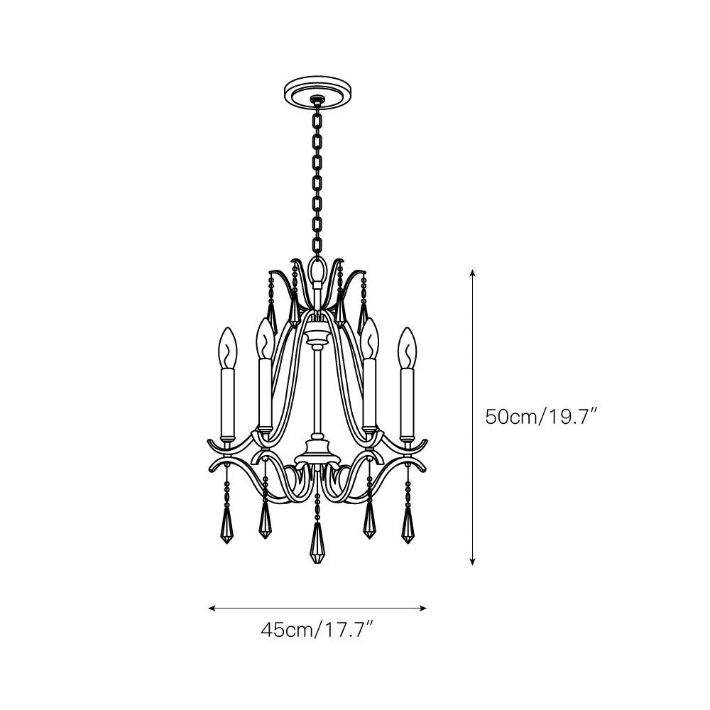 Brio Crystal Chandelier