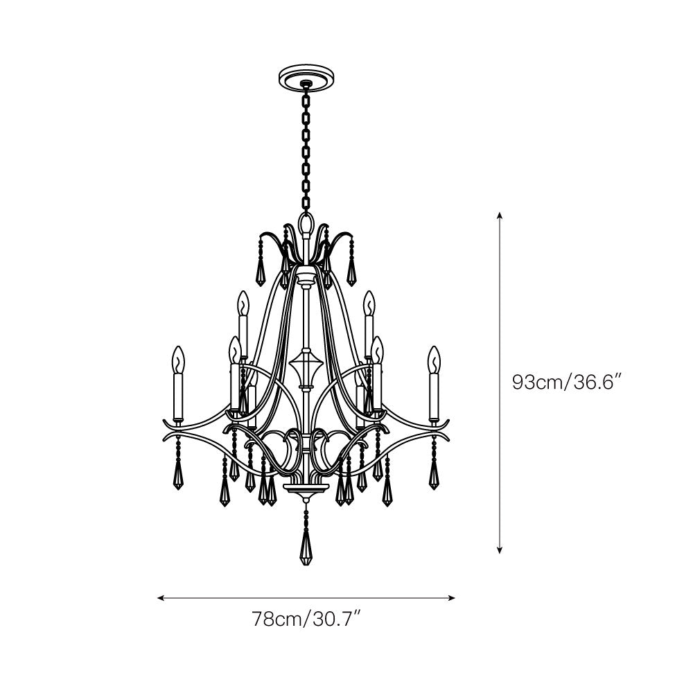 Brio Crystal Chandelier
