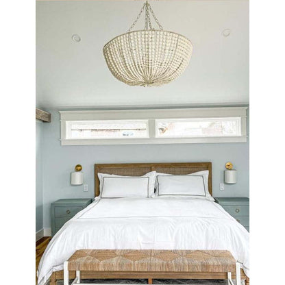 Lana Wood Beaded Chandelier