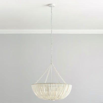 Lana Wood Beaded Chandelier