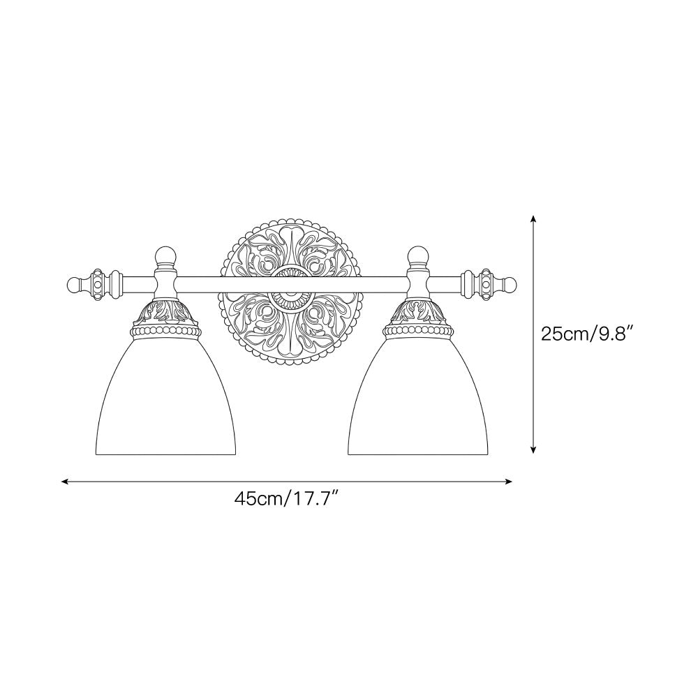 Brooks Vanity Alabaster Wall Sconce