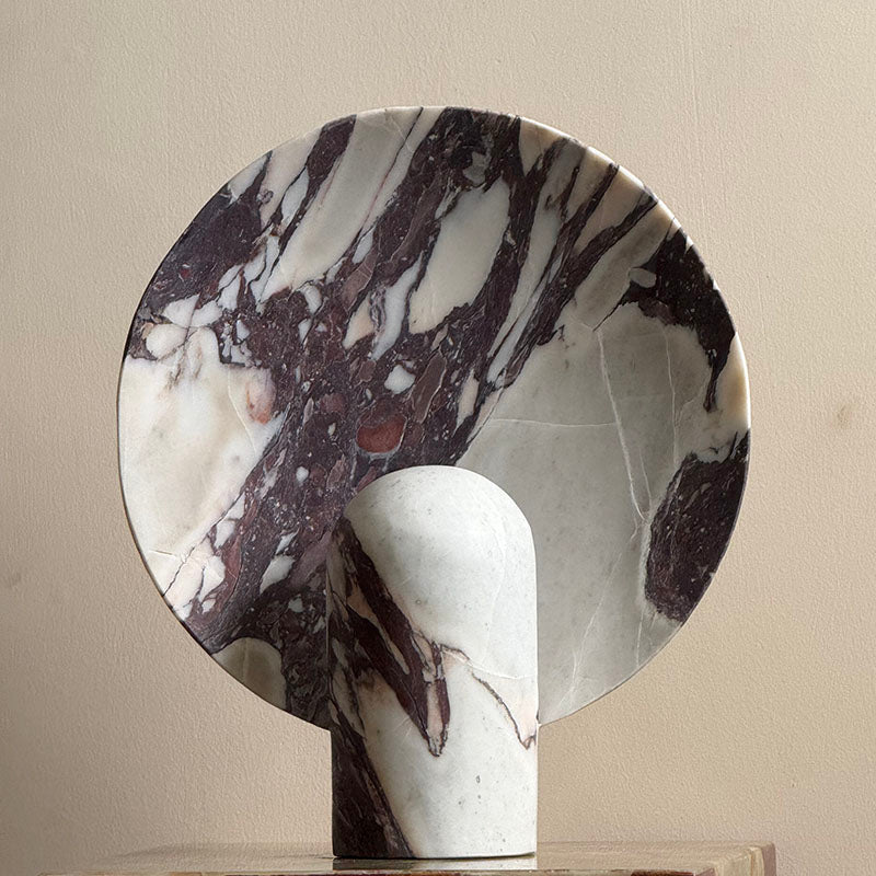 Fan Marble Table Lamp