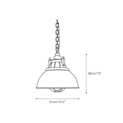 Bulkhead Cage Pendant Light