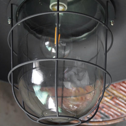 Bulkhead Cage Pendant Light