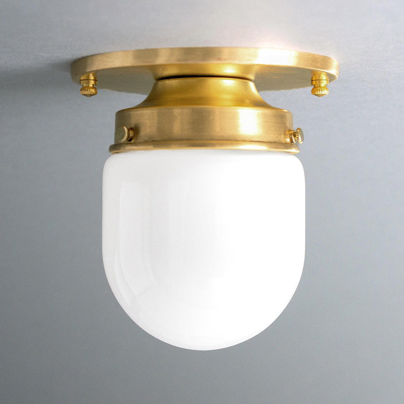 Bullet-shaped Spherical Ceiling Lamp