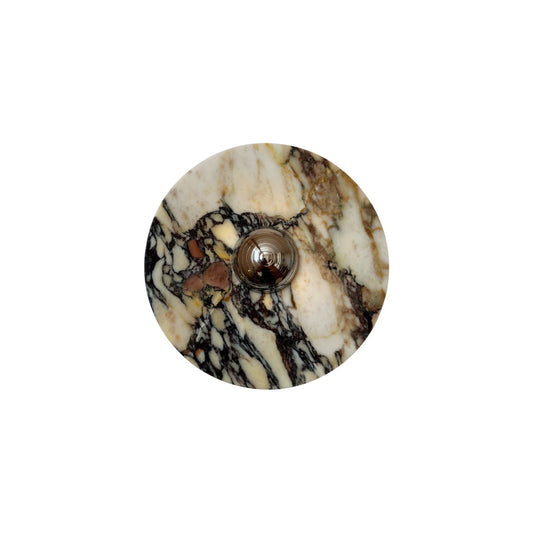 Calacatta Round Marble Sconce