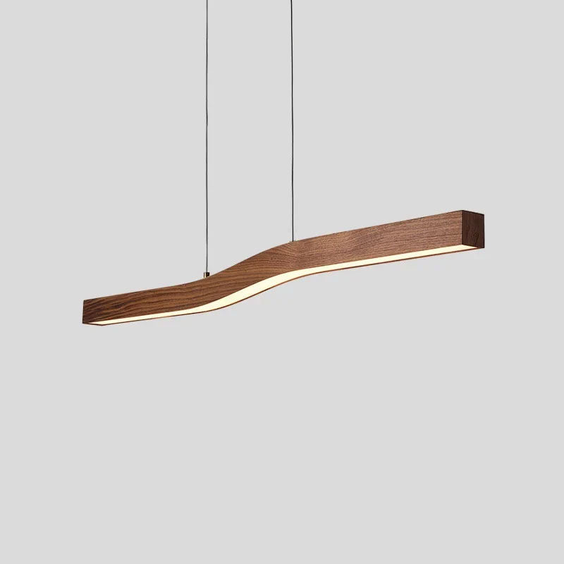 Camur Brass Linear Chandelier