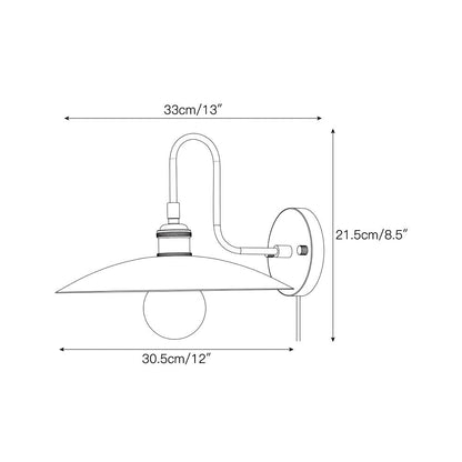 Cantina Plug-in Wall Sconce