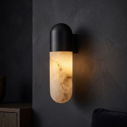 Capsule Alabaster Wall Lamp