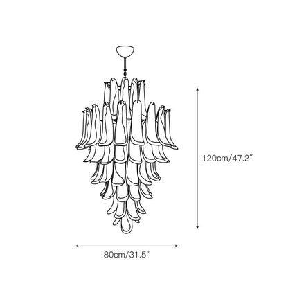 Caramello Petal Chandelier