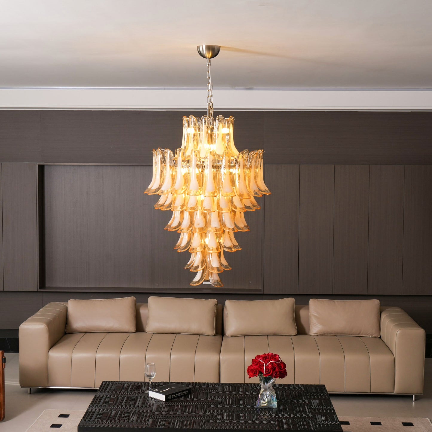 Caramello Petal Chandelier