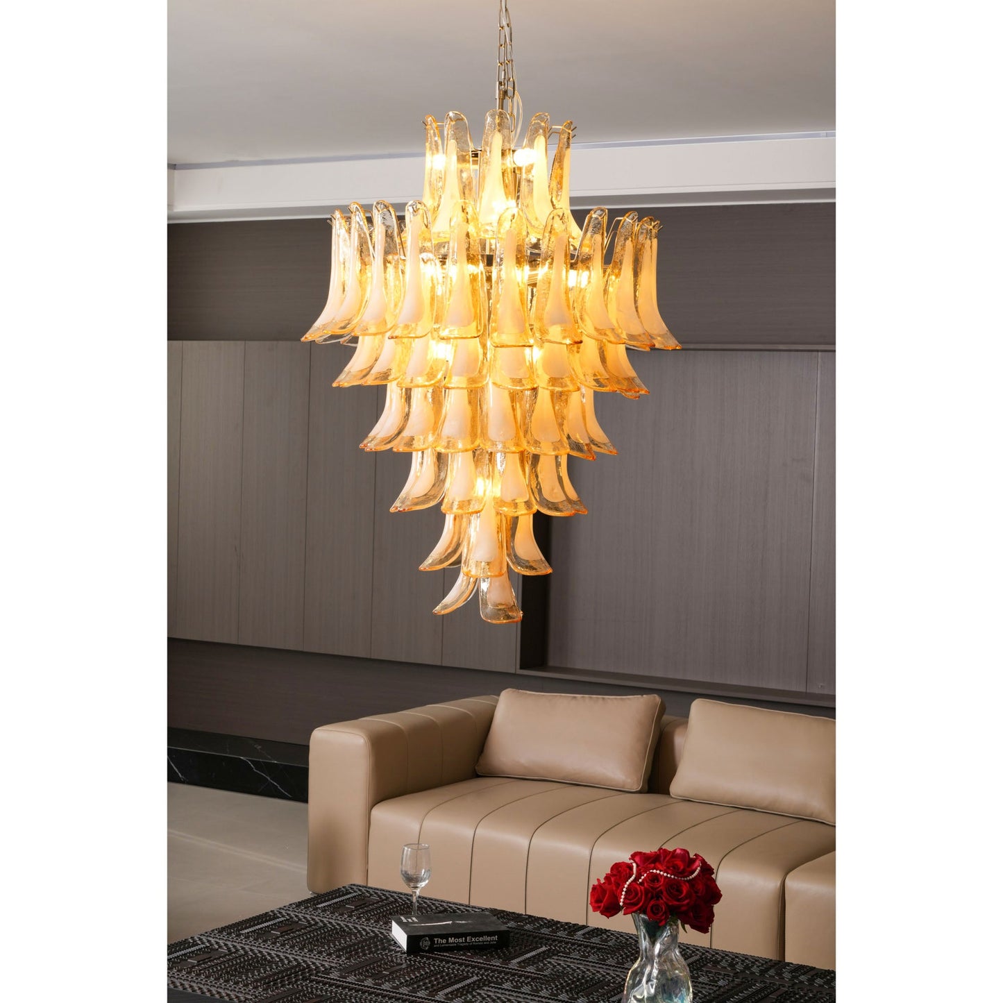 Caramello Petal Chandelier