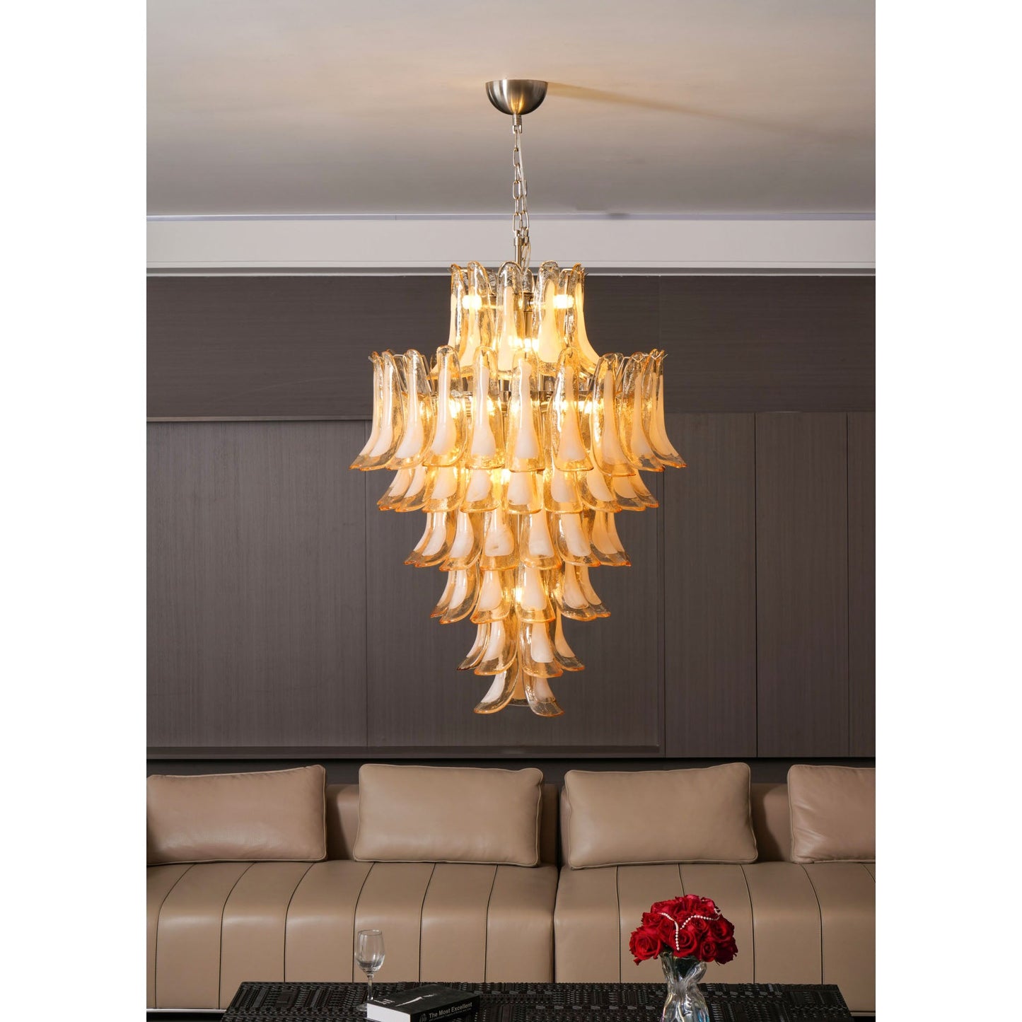 Caramello Petal Chandelier
