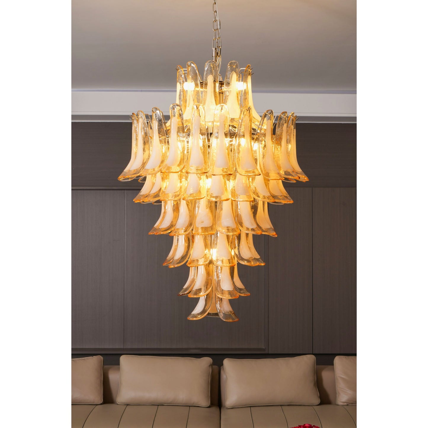 Caramello Petal Chandelier